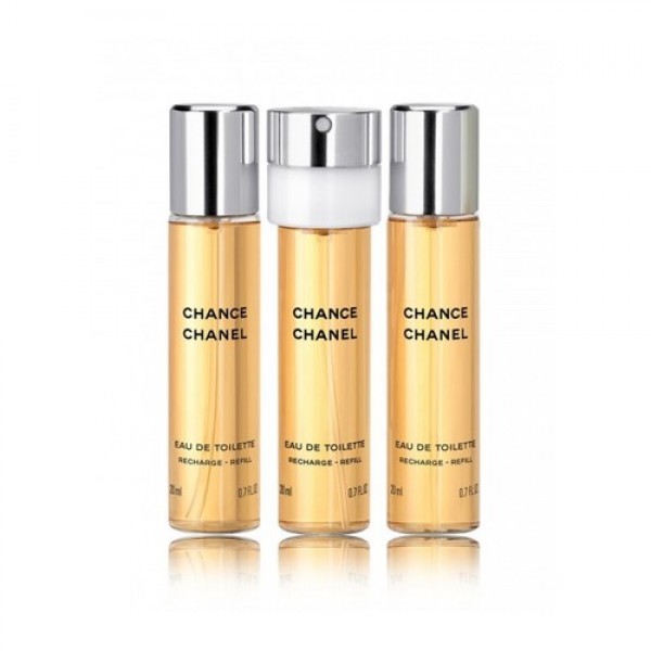 Chanel Chance Eau de Toilette 3x 20 ml