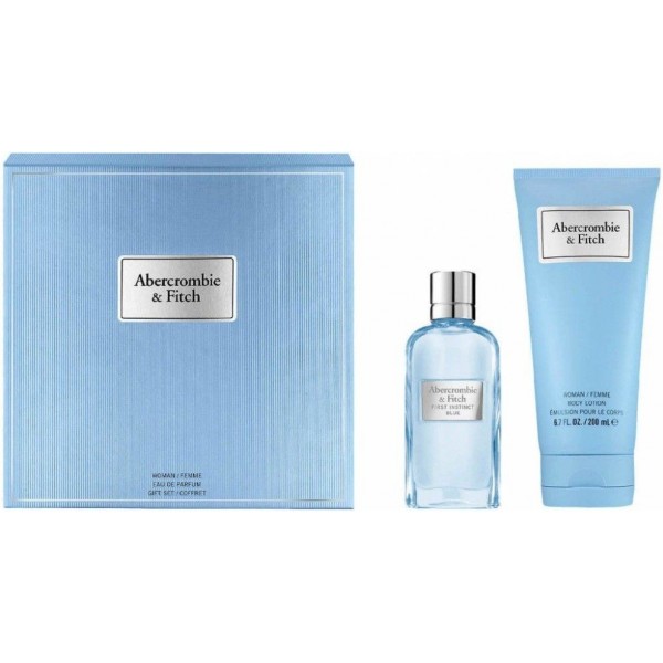 Abercrombie & Fitch First Instinct Blue for Her 50ml Edp + Bodylotion Geschenkset Abercrombie & Fitch First Instinct Blue for Her 50ml Edp + Bodylotion Geschenkset