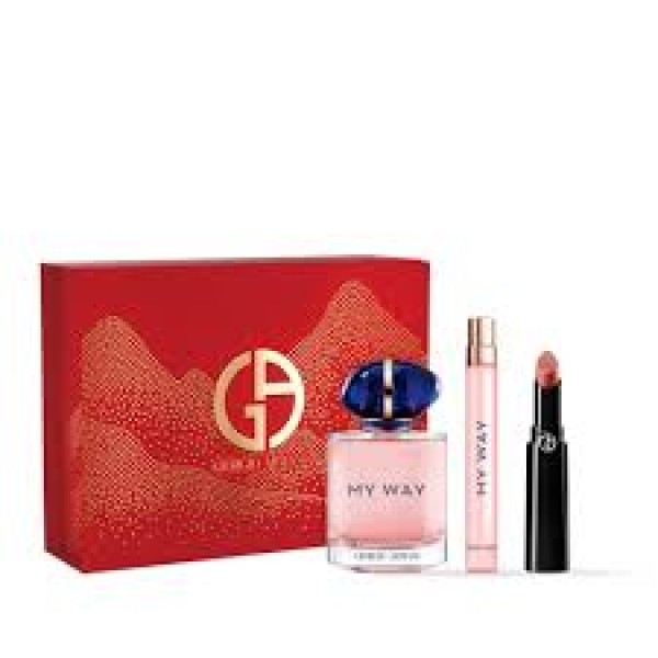 Armani My Way 90ml Edp + 10ml Edp + Lipstick Geschenkset