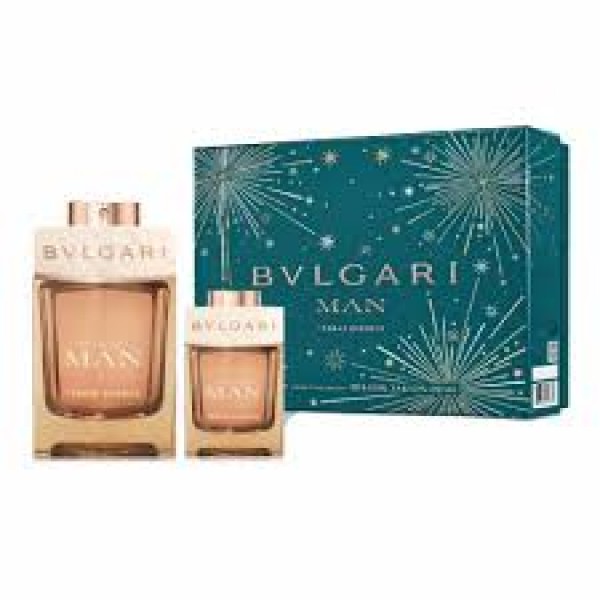 Bvlgari Man Terrae Essence 100ml Edp + 15ml Edp Spray + Pouch Geschenkset Bvlgari Man Terrae Essence 100ml Edp + 15ml Edp Spray + Pouch Geschenkset