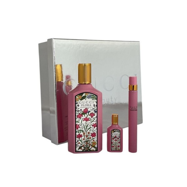 Gucci Flora Gorgeous Gardenia 100ml Edp + 10ml Edp + 5ml Edp Geschenkset