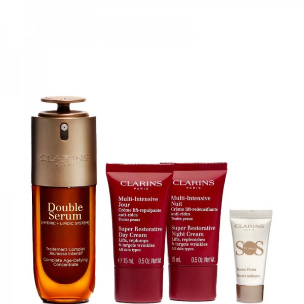 Clarins Double Serum Holiday Set 4 Stuks Geschenkset