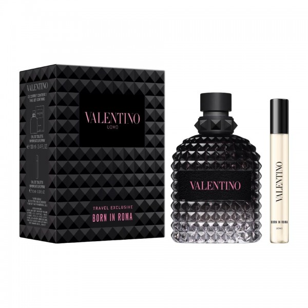 Valentino Uomo Born in Roma 100ml Edt + 10ml Edt Travel Exclusive Geschenkset