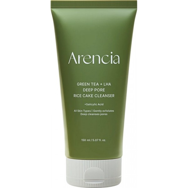 Arencia Green Tea + LHA Deep Pore Rice Cake Cleanser Cosmetica 150 gr